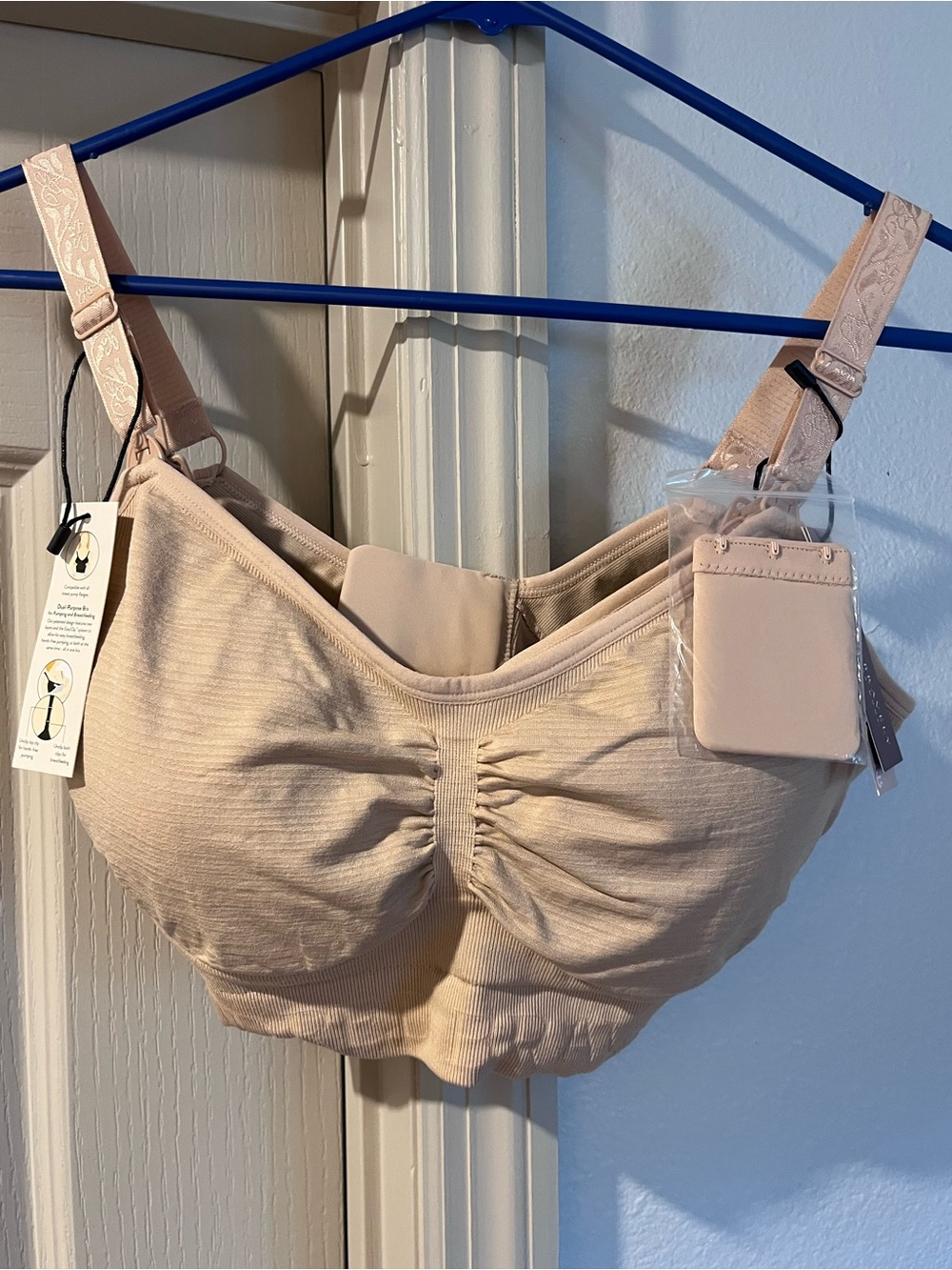 Kindred Bravely Nude Beige Nursing Bra with Brand Tag